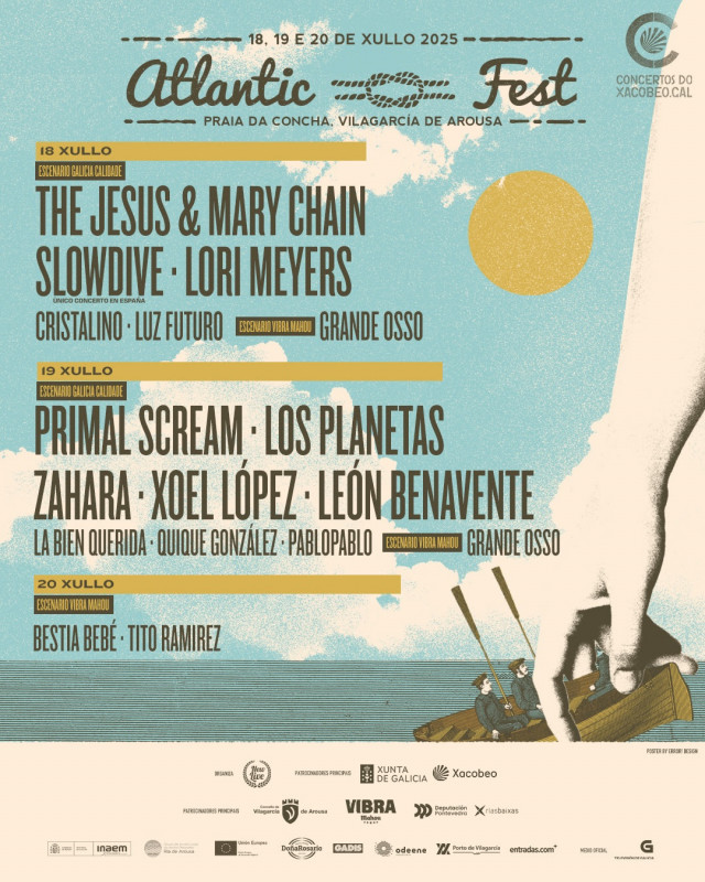 Cartel del festival Atlantic Fest