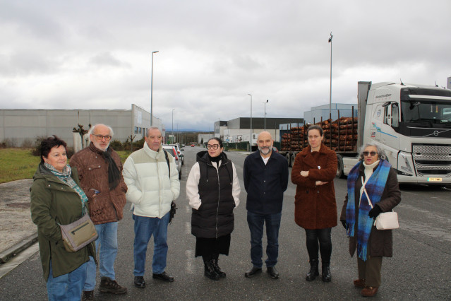 El BNG visita el Polígono Industrial do Corgo (Lugo)