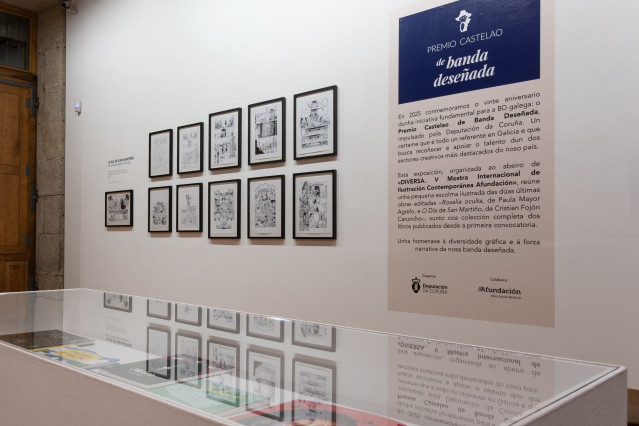 Exposición sobre el Premio Castelao de Banda Diseñada