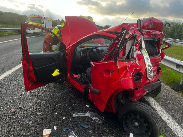 Accidente en Trasmirás.