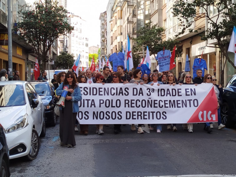 Personal de residencias en huelga: salarios por debajo del SMI y “trabajo extra”