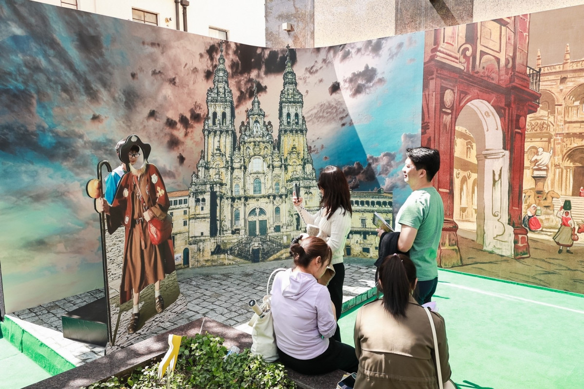 Exposición sobre el Camino de Santiago en Shangai.