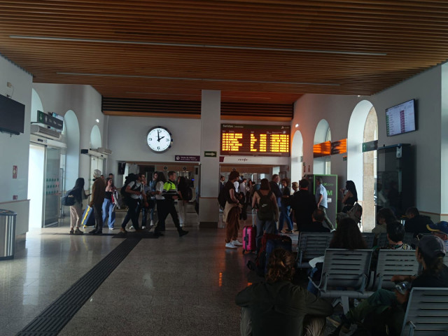Imagen de la estación de trenes de Santiago de Compostela