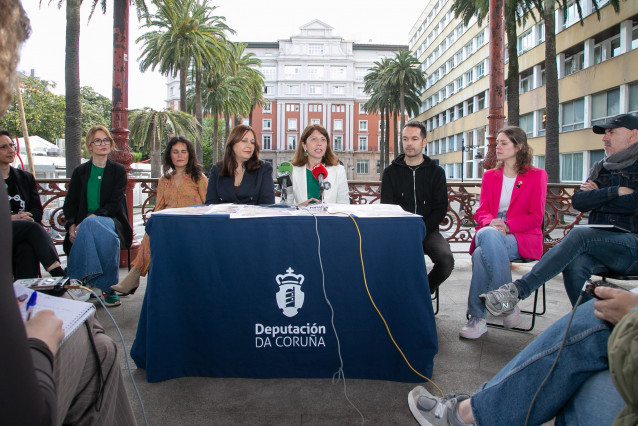 Presentación de la programación de la Diputación de A Coruña por el Día das Letras Galegas