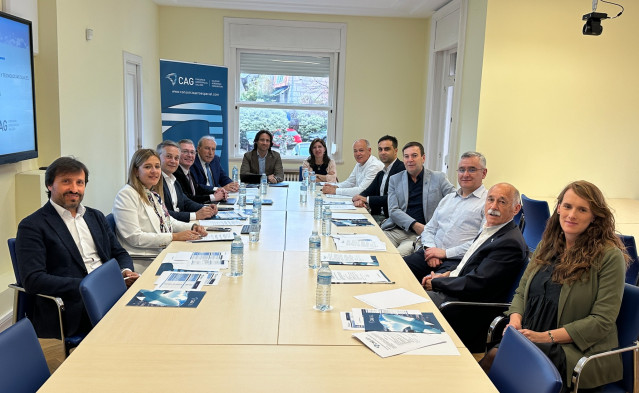 Reunión de la junta directiva del Consorcio Aeroespacial Gallego (CAG) en Vigo, a 30 de abril de 2025.