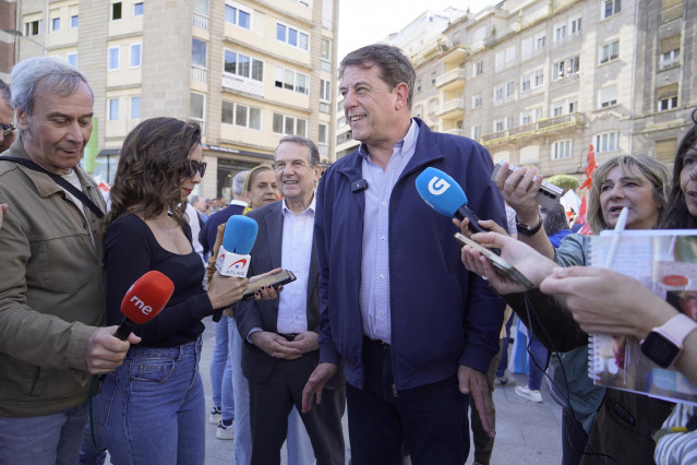 El líder del PSOE en Galicia, José Ramón Gómez Besteiro.