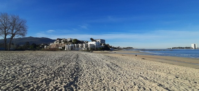 Playa de A Foz de Vigo.