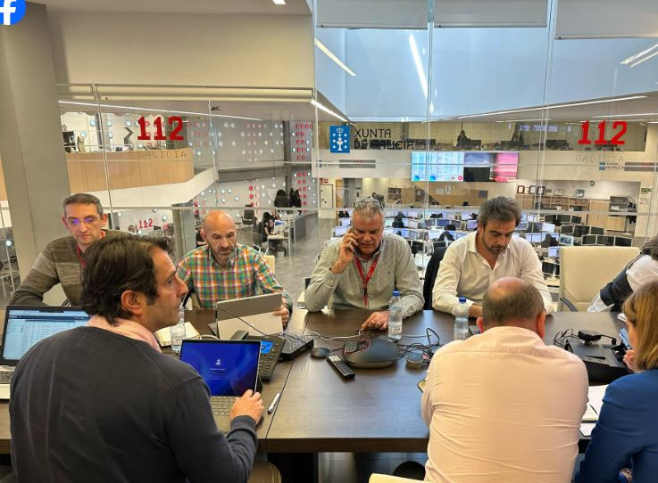 El CECOPI reuniod en el 112 durante el apagu00f3n