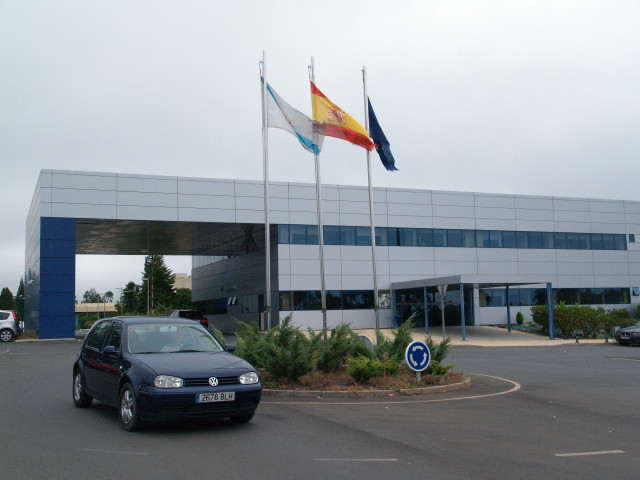 Archivo - Vista exterior del eficio de la Televisión de Galicia.