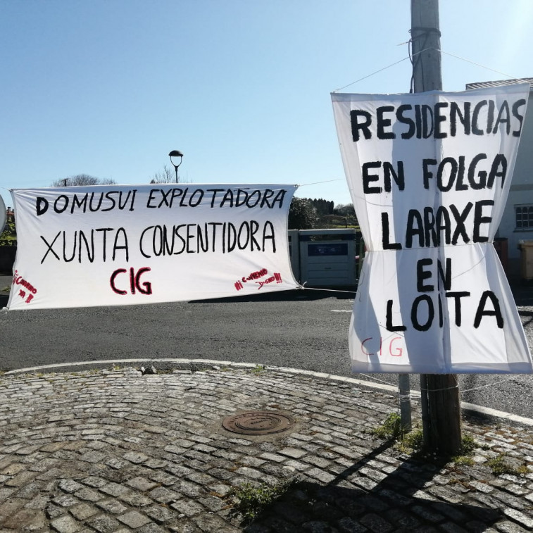 Cuarta jornada de huelga en las residencias de ancianos de la provincia de A Coruña sin avances en el diálogo