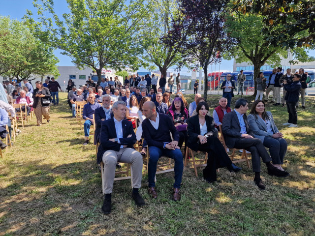 Alfonso Rueda este miércoles en O Porriño.