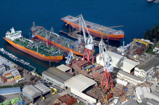 Imagen del astillero.