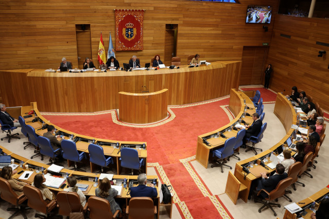 Pleno del Parlamento de Galicia. 6 de mayo de 2025.