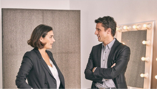 Archivo - Adriana Domínguez y Antonio Puente, principales ejecutivos de Adolfo Domínguez desde verano