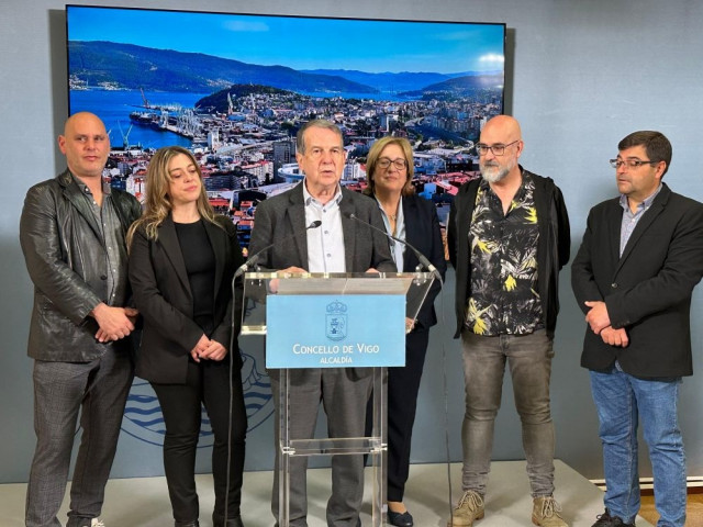 Caballero durante la rueda de prensa.