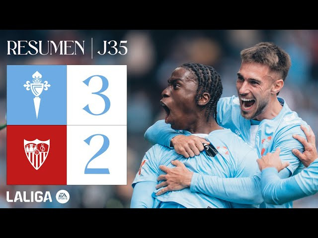 Épica victoria del Celta de Vigo con 10 jugadores frente al Sevilla