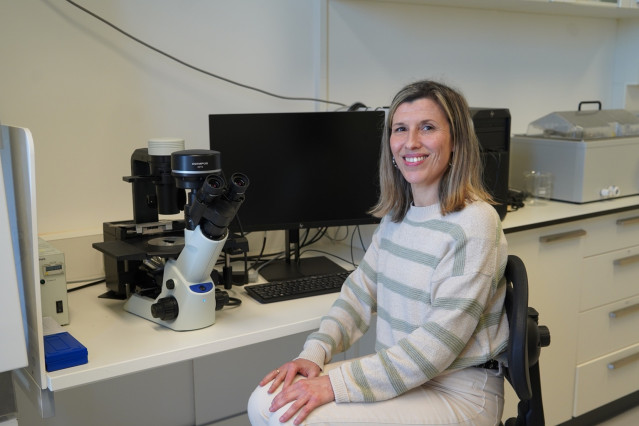 La investigadora Ana Rey, líder del estudio sobre regenración del cartílago