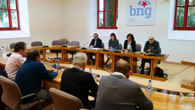 La portavoz nacional del BNG, Ana Pontón, se reúne con representantes de la Fundación Arume