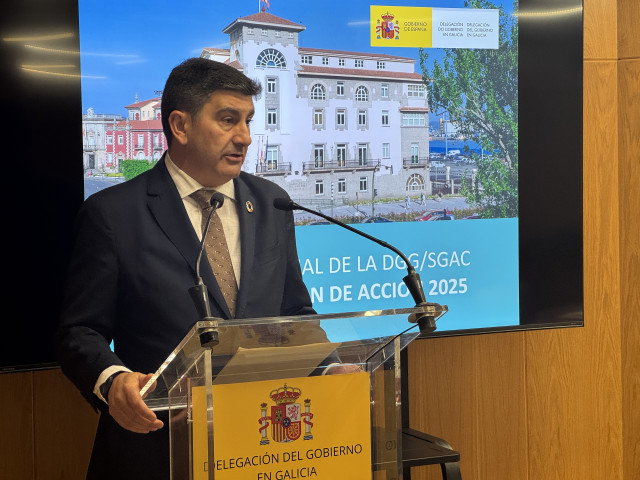 El delegado del Gobierno en Galicia, Pedro Blanco.