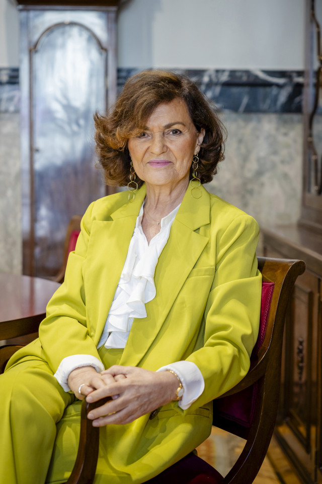 Archivo - La presidenta del Consejo de Estado, Carmen Calvo