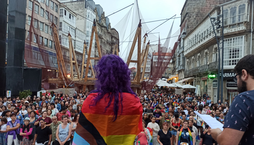 Manifestación del Orgullo Crítico en Vigo en 2024