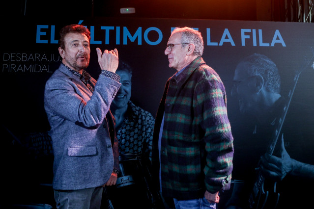 Archivo - Los cantantes Manolo García  y Quimi Portet  de 'El Último de la Fila’