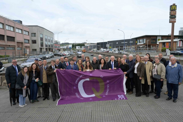 Acto conmemorativo en el polígono coruñés de Agrela