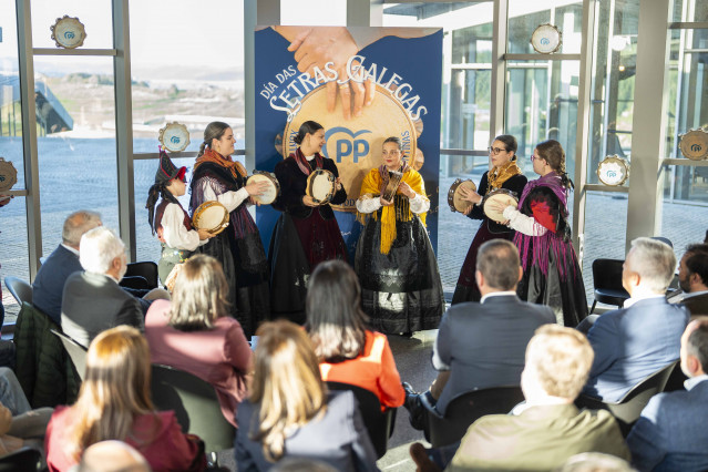 Acto del PPdeG por el Día das Letras Galegas en Muxía (A Coruña).