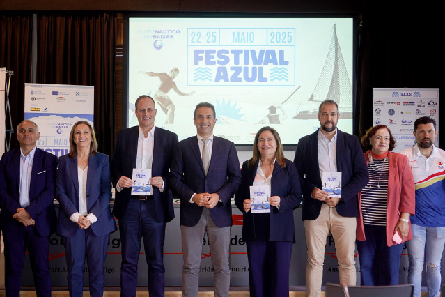 El conselleiro do Mar, Alfonso Villares, en el 'Festival Azul 2025'