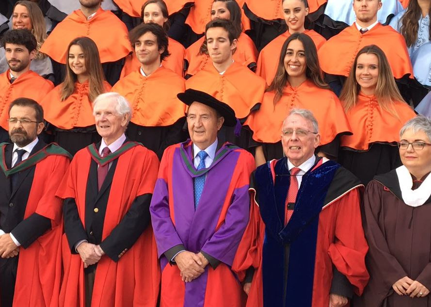 Graduaciu00f3n de Cesuga en 2019 con Salcines en el centro