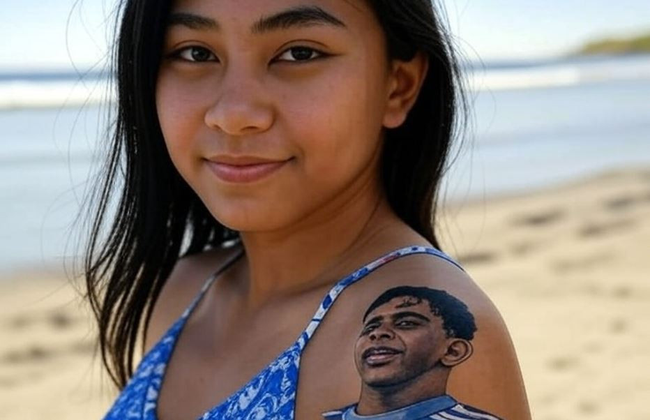 Tatuaje de Lamine Yamal