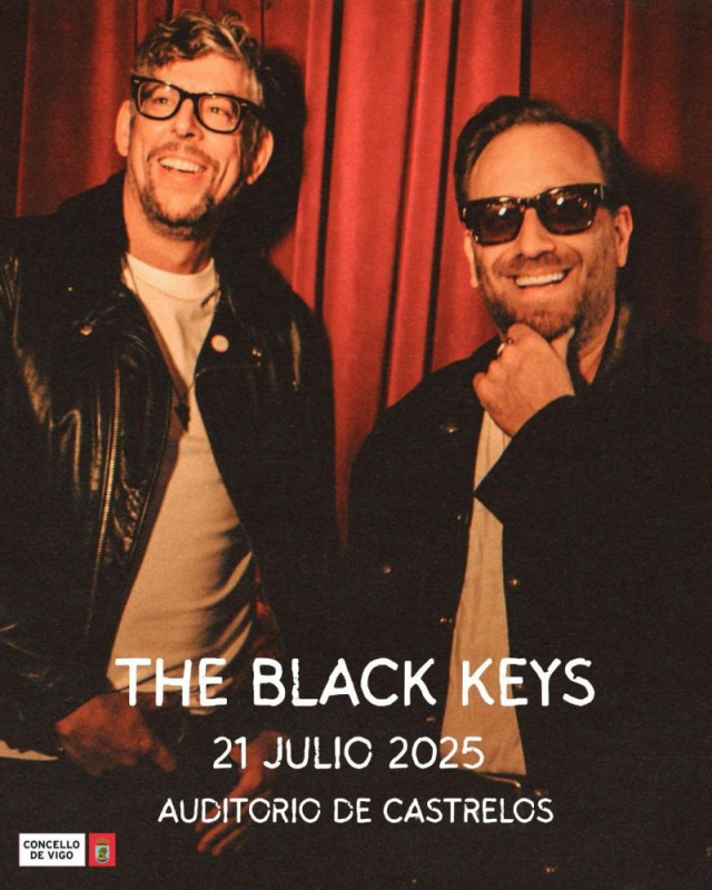 La banda de rock estadounidense The Black Keys actuará en el auditorio de Castrelos de Vigo el 21 de julio.