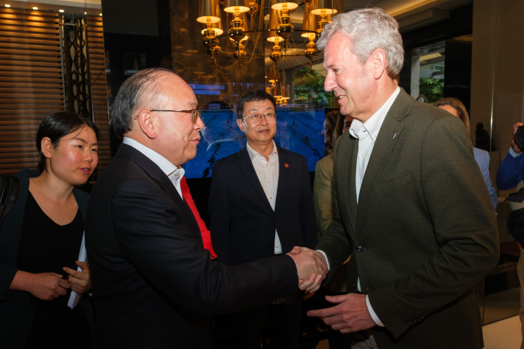 Rueda busca nuevas oportunidades de colaboración entre Galicia y China con el presidente de CITIC Group