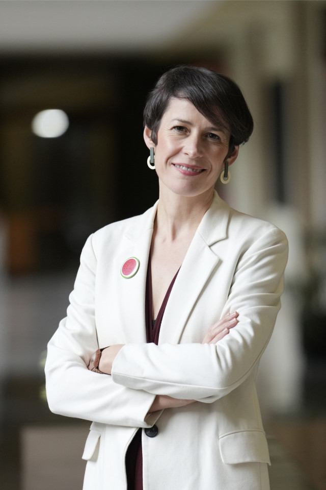 Archivo - La portavoz nacional del BNG, Ana Pontón