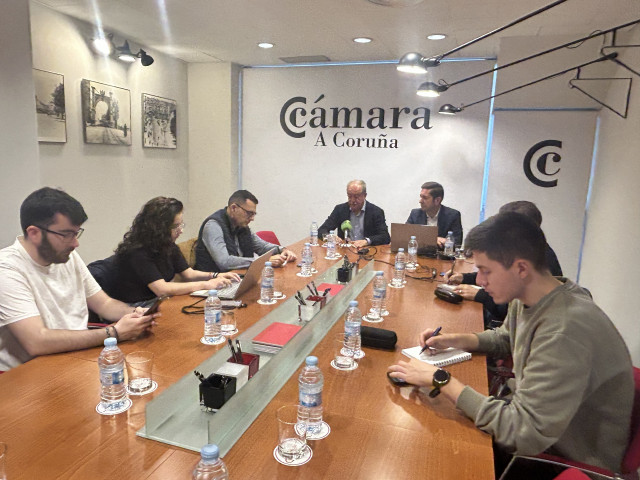 Presentación del balance de actividad de la Cámara de Comercio de A Coruña