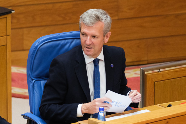 Rueda, en la sesión de control de la Cámara autonómica.