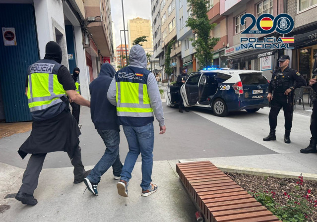 Imagen de una de las detenciones.