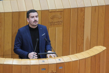 El diputado del BNG en el Parlamento de Galicia Daniel Castro