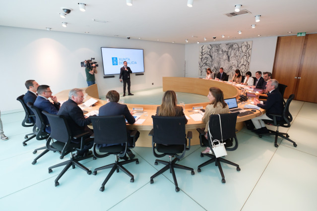 Consello de la Xunta del 26 de mayo de 2025, presidido por Alfonso Rueda.