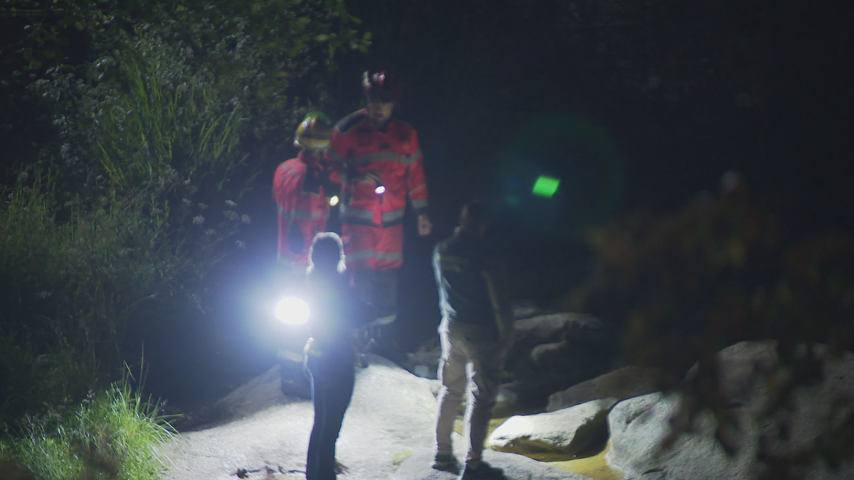 Dispositivo de busca del ahogado en Romariz