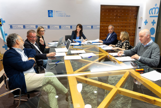 La conselleira de Vivenda e Planificación de Infraestruturas, María Martínez Allegue, presidió una nueva reunión del Consello de Administración da Sociedade de Vivenda Pública de Galicia (Vipugal).