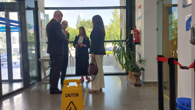 El Presidente Del TSXG, José María Gómez Y Díaz-Castroverde, Ha Visitado Este Miércoles Los Juzgados De Lugo Para Conocer La Situación Del Edificio, Titularidad De La Xunta De Galicia