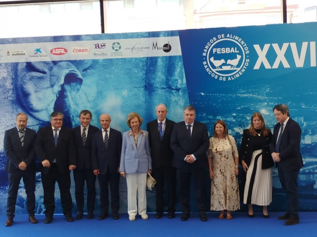 La reina Sofía apoya el Congreso Nacional de la Federación Española de Bancos de Alimentos en Ourense