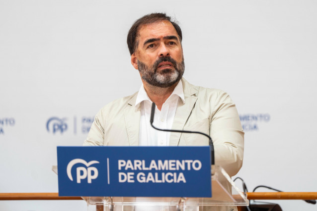 El portavoz del Grupo Popular, Alberto Pazos.