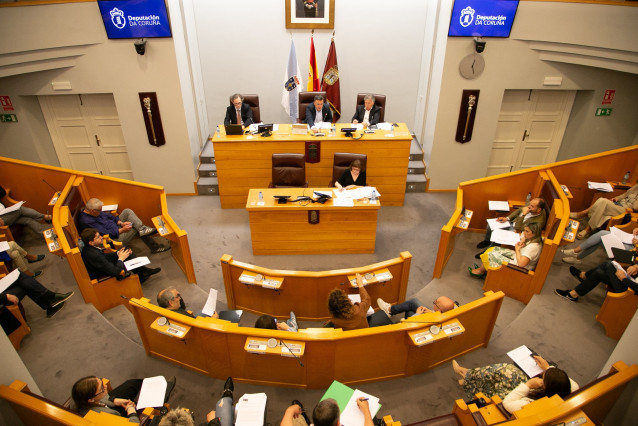 Pleno de la Diputación de A Coruña