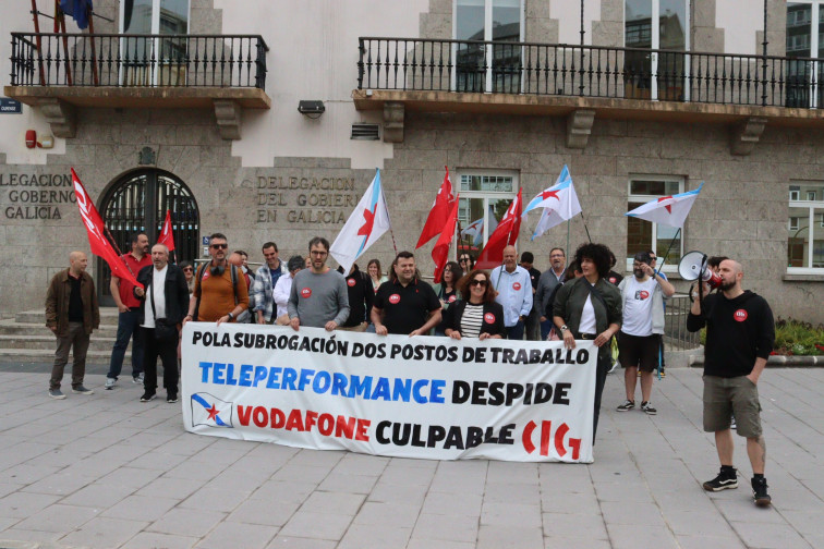 Protestas en A Coruña el ERE 