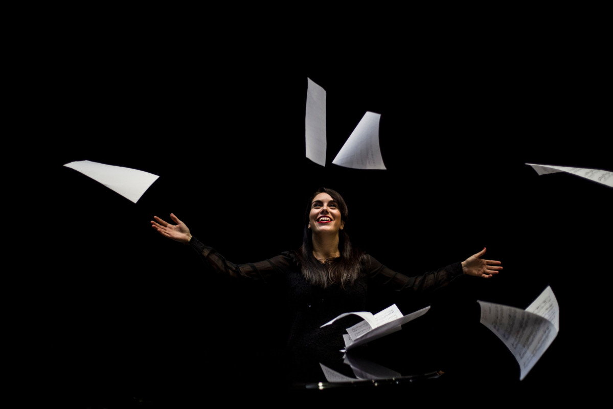 La pianista Elsa Muu00f1iz en una foto de su web