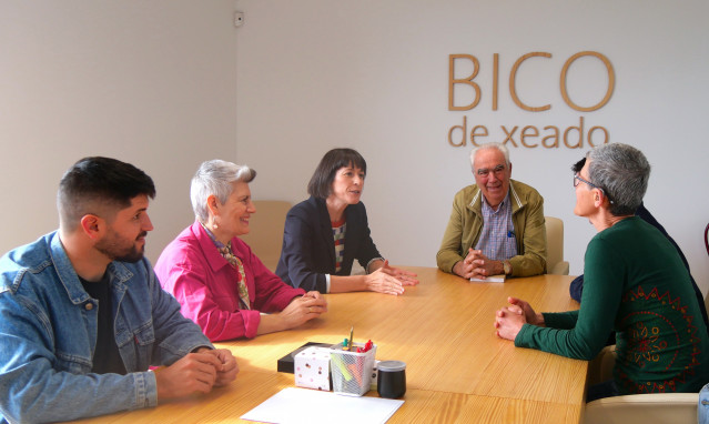 La portavoz nacional del BNG, Ana Pontón, visita Bico de Xeado