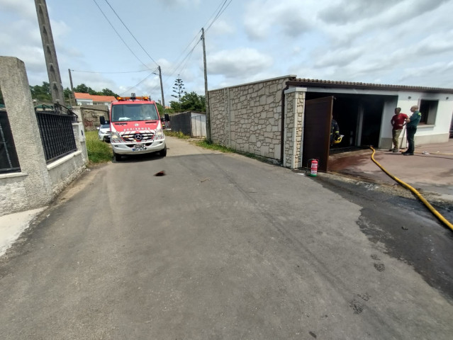 Incendio en A Pobra do Caramiñal