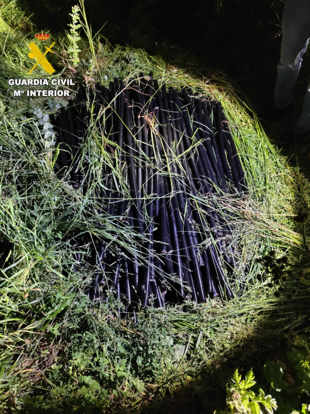 Cable telefónico de cobre robado en Oroso